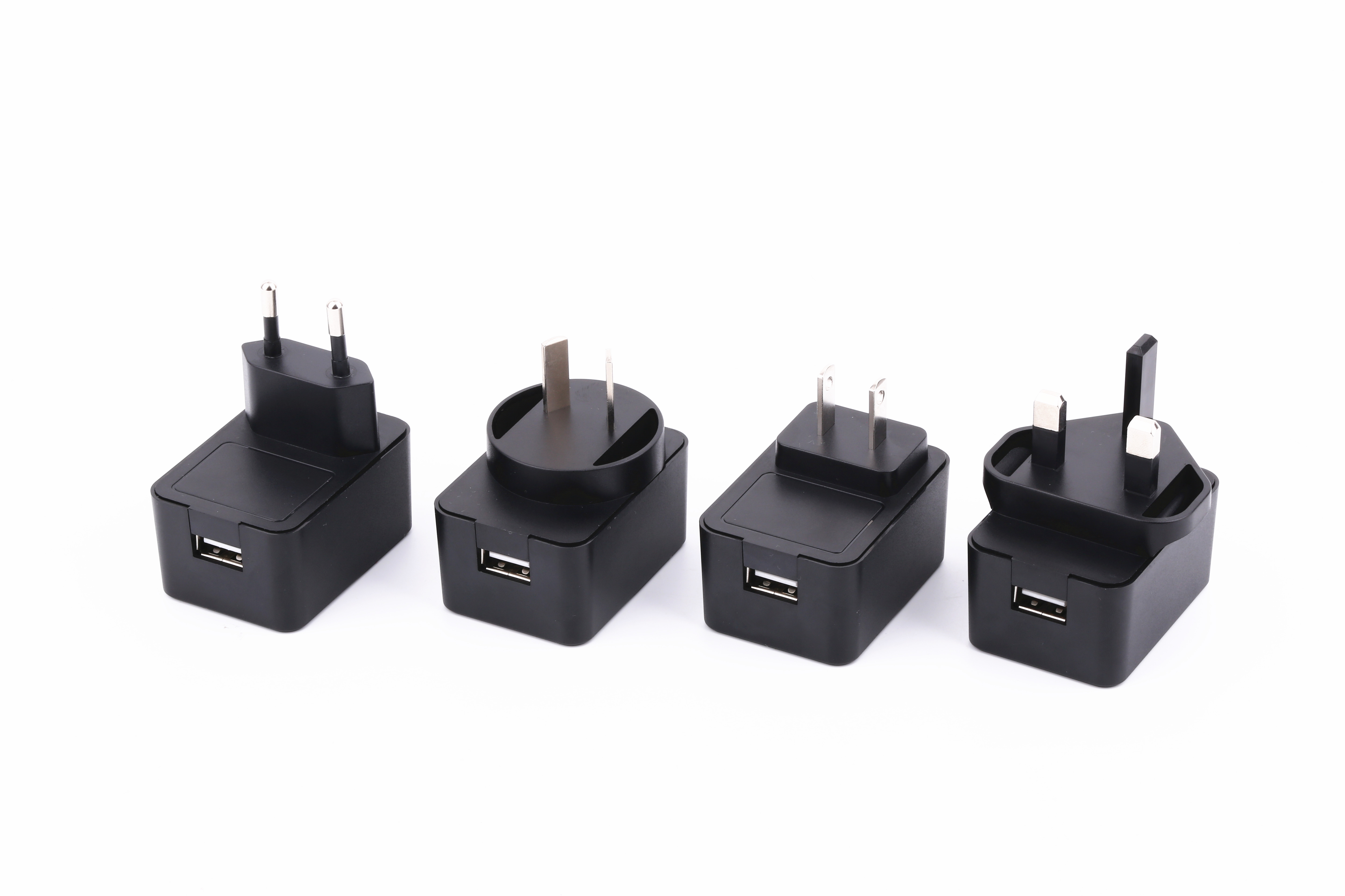 MKD 18W系列 插墙式 黑色 卧式外壳 USB